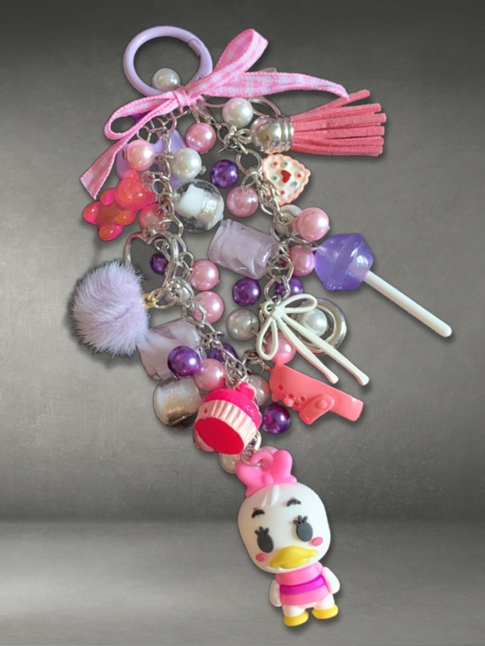 Daisy Duck Keychain bag charm